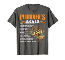 Load image into Gallery viewer, Funny shirts V-neck Tank top Hoodie sweatshirt usa uk au ca gifts for Funny Plumber Gifts - Plumber's Brain T-Shirt 2668425