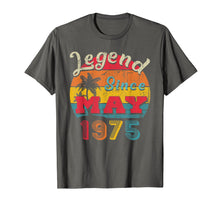 Load image into Gallery viewer, Funny shirts V-neck Tank top Hoodie sweatshirt usa uk au ca gifts for Legend Since May 1975 44th Birthday Gifts Vintage T Shirt 2916956