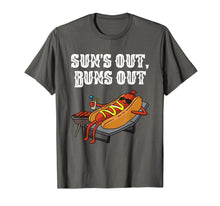 Load image into Gallery viewer, Suns Out Buns Out T-Shirt Funny Hot Dog Tee Food Lover Gift