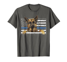 Load image into Gallery viewer, Funny shirts V-neck Tank top Hoodie sweatshirt usa uk au ca gifts for Thin Blue Line K9 Shirt German Shepherd Police Officer Gifts T-Shirt 2506820