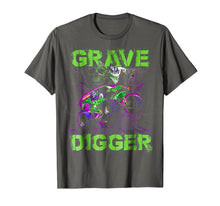 Load image into Gallery viewer, Grave Green Digger T-Shirt Monster Truck Shirt Tee Kids