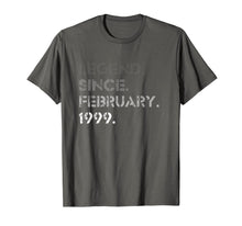 Load image into Gallery viewer, Legend February 1999 21 Years Old 21st Birthday Gifts T-Shirt-1206262