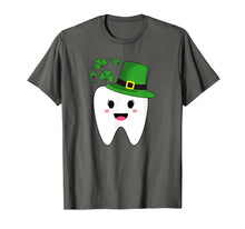 Load image into Gallery viewer, Cute Tooth With Hat Dental Assistant Gifts St Patricks day T-Shirt-261838