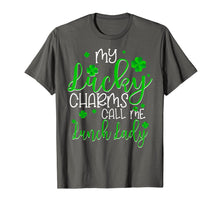 Load image into Gallery viewer, My Lucky Charms Call Me Lunch Lady St Patrick's Day Gifts T-Shirt-663158