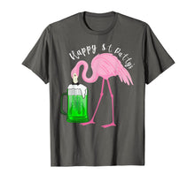 Load image into Gallery viewer, Funny Flamingo Happy St. Patty's Day Tshirt St Patricks Beer-513890