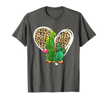 Load image into Gallery viewer, Leopard Heart Cactus Valentine's Day Gifts For Women TShirt652585