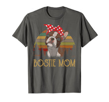 Load image into Gallery viewer, Bostie Mom Vintage Shirts Boston-Terrier Mama Grandma Gifts T-Shirt-5950824