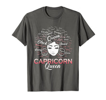 Load image into Gallery viewer, Black Women Capricorn Queen January Birthday T-Shirt-1070320