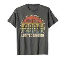 Load image into Gallery viewer, 16 Year Old Gifts Vintage 2004 Limited Edition 16th Birthday T-Shirt-85738