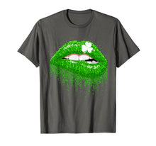 Load image into Gallery viewer, Green Lips Biting Sexy Irish Costume Shirt St Patricks Day TShirt97847
