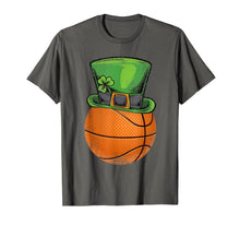 Load image into Gallery viewer, Basketball Leprechaun Shamrock St Patricks Day Men Boys Kids TShirt300255