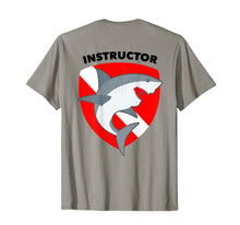 Load image into Gallery viewer, Funny shirts V-neck Tank top Hoodie sweatshirt usa uk au ca gifts for SCUBA Dive Flag Shark T-Shirt for Divemasters Instructors 3120317