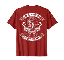 Load image into Gallery viewer, Funny shirts V-neck Tank top Hoodie sweatshirt usa uk au ca gifts for Sons of ibuprofen Arthritis chapter -Cool Biker saying shirt 913138