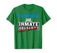 Load image into Gallery viewer, Funny shirts V-neck Tank top Hoodie sweatshirt usa uk au ca gifts for Facebook-Jail-Inmate-Repeat T-Shirt 418213