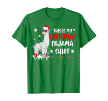 Load image into Gallery viewer, This Is My Christmas Pajama Shirt Llama Christmas Gifts T-Shirt