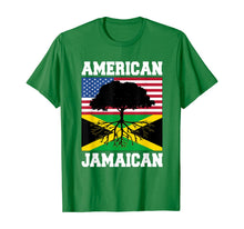 Load image into Gallery viewer, Jamaica Usa Flag Jamaican Roots American Born America-376602
