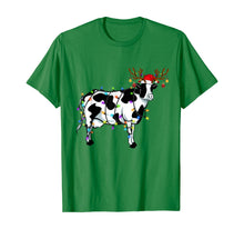 Load image into Gallery viewer, Funny shirts V-neck Tank top Hoodie sweatshirt usa uk au ca gifts for Funny Cow Christmas Tee Reindeer Christmas Lights Pajama T-Shirt 144381