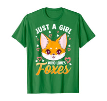 Load image into Gallery viewer, Funny shirts V-neck Tank top Hoodie sweatshirt usa uk au ca gifts for Just A Girl Who Loves Foxes Kids Girls Cute Fox Gift Mom T-Shirt 1085790