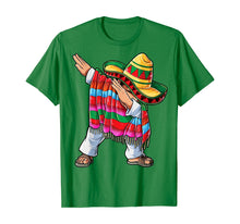 Load image into Gallery viewer, Dabbing Mexican Poncho Cinco de Mayo Men Sombrero Funny Dab T-Shirt 132892