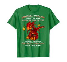 Load image into Gallery viewer, Funny shirts V-neck Tank top Hoodie sweatshirt usa uk au ca gifts for Annoyed Dragon Touchy Dragon Grouchy Ball Of Fire T-Shirt 711274