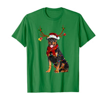 Load image into Gallery viewer, Funny shirts V-neck Tank top Hoodie sweatshirt usa uk au ca gifts for Santa Rottweiler reindeer Light Christmas gifts T-Shirt 389659
