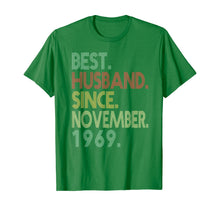Load image into Gallery viewer, Mens 50th Wedding Anniversary Gifts Husband Since November 1969 T-Shirt