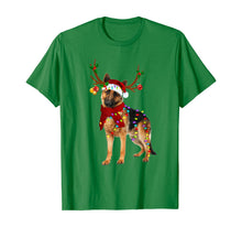 Load image into Gallery viewer, Funny shirts V-neck Tank top Hoodie sweatshirt usa uk au ca gifts for Santa German shepherd reindeer Light Christmas gifts T-Shirt 794522