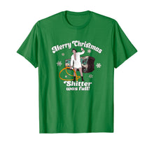 Load image into Gallery viewer, Merry Christmas Shitter Was Full Vacation Funny T Shirt