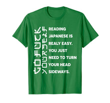 Load image into Gallery viewer, Funny shirts V-neck Tank top Hoodie sweatshirt usa uk au ca gifts for Reading Japanese is really easy shirt Student Quotes Fun 826660