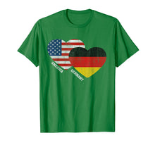 Load image into Gallery viewer, Funny shirts V-neck Tank top Hoodie sweatshirt usa uk au ca gifts for Germany Flag T-Shirt German American Flag Vintage Tee Shirt 1787475