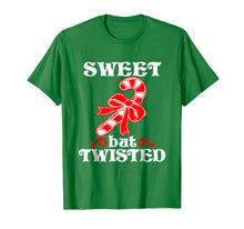 Load image into Gallery viewer, Funny shirts V-neck Tank top Hoodie sweatshirt usa uk au ca gifts for Sweet But Twisted Funny Candy Cane Christmas T-Shirt 1165826