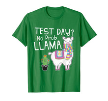 Load image into Gallery viewer, Funny shirts V-neck Tank top Hoodie sweatshirt usa uk au ca gifts for Teacher Test Day No Prob Llama Testing Shirt for Teachers T-Shirt 1643116