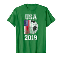 Load image into Gallery viewer, USA Flag 2019 France - Women's World Soccer Tournament Tee 66725
