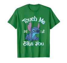Load image into Gallery viewer, Funny shirts V-neck Tank top Hoodie sweatshirt usa uk au ca gifts for Stitch Touch Me And I Will Bite You Funny shirt for fans 177339