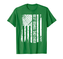 Load image into Gallery viewer, Funny shirts V-neck Tank top Hoodie sweatshirt usa uk au ca gifts for Mens Best Bonus Dad Ever American Flag Tshirt Father Day Gift 259262
