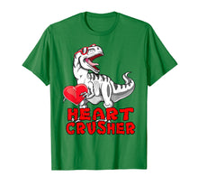 Load image into Gallery viewer, Funny shirts V-neck Tank top Hoodie sweatshirt usa uk au ca gifts for Dinosaur Shirt Valentines Day Heart Crusher T Rex Boys Kids 1742943