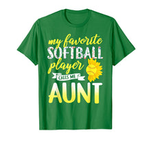 Load image into Gallery viewer, Funny shirts V-neck Tank top Hoodie sweatshirt usa uk au ca gifts for My Favorite Softball Player Calls Me Aunt T-Shirt 1303441