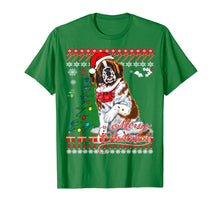 Load image into Gallery viewer, Funny shirts V-neck Tank top Hoodie sweatshirt usa uk au ca gifts for Ugly Christmas Sweater Saint Bernard Dog T-Shirt 1556567