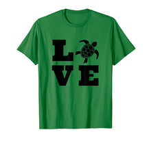 Load image into Gallery viewer, Turtle Lover Gifts Black Love Spelled With A Turtle Graphic T-Shirt-3213981