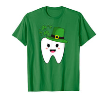 Load image into Gallery viewer, Cute Tooth With Hat Dental Assistant Gifts St Patricks day T-Shirt-261838
