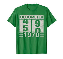 Load image into Gallery viewer, Oldometer 49 50 Born In 1970 Funny Birthday Dad Gifts T-Shirt-361117