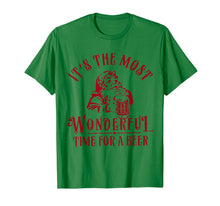 Load image into Gallery viewer, Funny shirts V-neck Tank top Hoodie sweatshirt usa uk au ca gifts for Santa Claus It's The Most Wonderful Time For A Beer Gift T-Shirt 230509