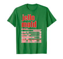 Load image into Gallery viewer, Thanksgiving Christmas Jello Mold Nutritional Facts T-Shirt