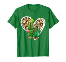 Load image into Gallery viewer, Leopard Heart Cactus Valentine's Day Gifts For Women TShirt652585