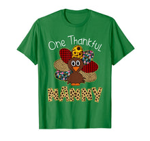 Load image into Gallery viewer, One Thankful Nanny Turkey Thanksgiving gift T-Shirt