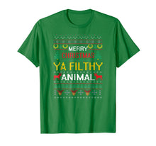 Load image into Gallery viewer, Funny shirts V-neck Tank top Hoodie sweatshirt usa uk au ca gifts for Filthy Animal Ya Merry Christmas Ugly Sweater Tshirt 118330