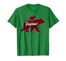 Load image into Gallery viewer, Funny shirts V-neck Tank top Hoodie sweatshirt usa uk au ca gifts for Red Plaid Papaw Bear Buffalo Matching Family Pajama T-Shirt 1245208