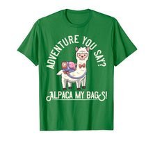 Load image into Gallery viewer, Adventure You Say? Alpaca My Bags! T-Shirt Funny Alpaca Gift T-Shirt-1902178