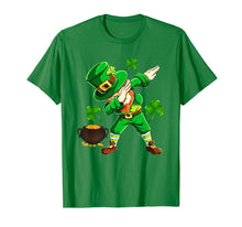 Load image into Gallery viewer, Funny Dabbing Leprechaun Saint Patrick's Day Shamrock Gifts TShirt291473