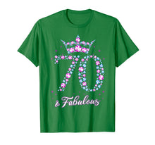 Load image into Gallery viewer, 70 years old & Fabulous Funny Womens 70th Birthday Gifts T-Shirt-354860